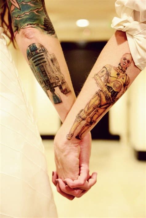 ausgefallene pärchen tattoo ideen Star Wars Tattoo Tatoo Star Girly