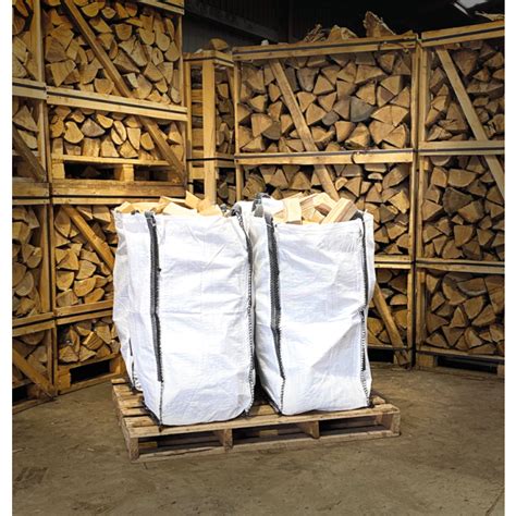 Buy Kiln Dried Mixed Hardwood Firewood Logs Bulk Bag 415kg