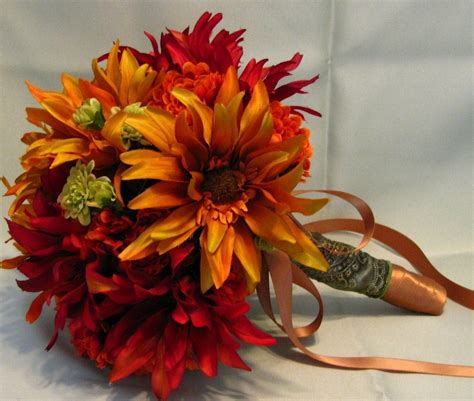 20 Best Fall Silk Bridal Bouquets