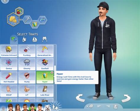 Mod The Sims Hyper Trait By Gobananas Sims 4 Downloads