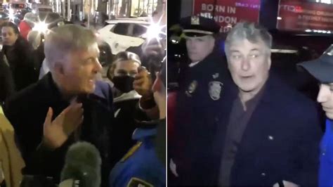 Alec Baldwin Gets In Shouting Match With Pro Palestinian Activists