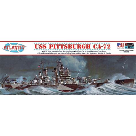 Atlantis® Uss Pittsburgh Ca 72 Heavy Cruiser Plastic Model Kit Michaels