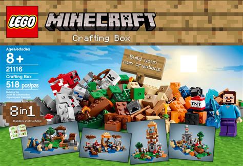 Lego Minecraft Crafting Box 21116 Building Sets Amazon Canada