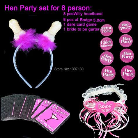 2015 Hot Bachelorette Party Supplies Set Sex Toy Hen Party Wedding