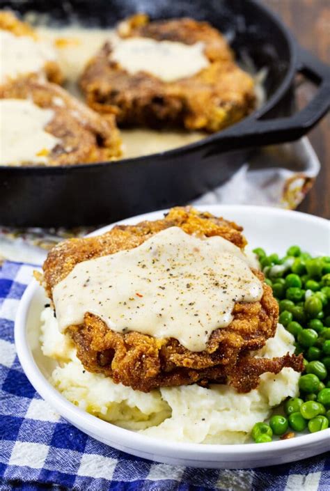 Southern Fried Pork Chops With White Gravy Spicy Southern Kitchen