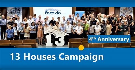 13 Houses Campaign 4th Anniversary Famvin Newsen