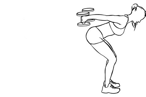 Bent Over Double Arm Tricep Kickbacks Workoutlabs Exercise Guide