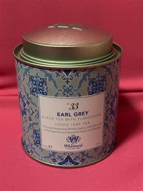Whittard Tea Discoveries Earl Grey Caddy Black Tea Loose Tea Leaf