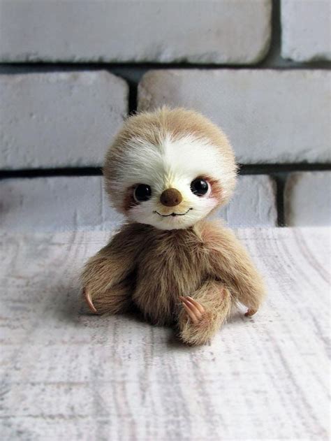 Just a cute baby sloth. Little sloth by Alina Priymak on | Cute baby sloths, Cute ...