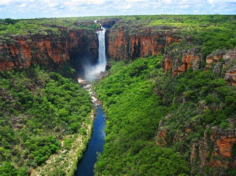 Waterfall In Kakadu National Park In Australia Wallpaper And