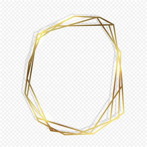Gold Geometric Frame 667118 Vector Art At Vecteezy
