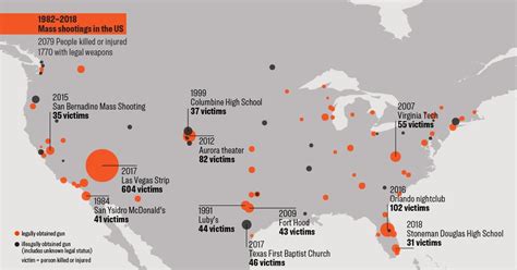 Map Of School Shootings In The Us