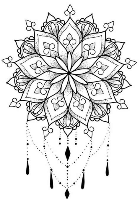 Half Mandala Tattoo Geometric Mandala Tattoo Mandala Flower Tattoos