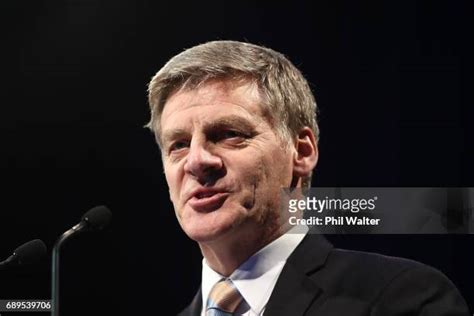 Prime Minister Bill English Delivers Post Budget Speech In Auckland