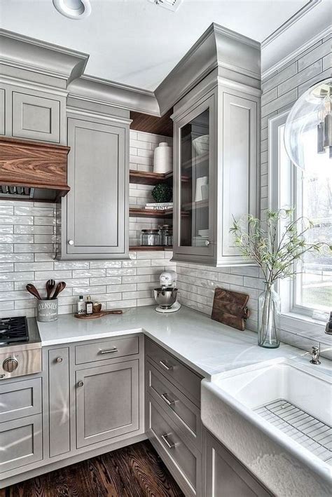 13 Elegant Grey Kitchen Backsplash Ideas Inspiration Lmolnar