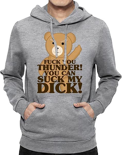 Fuck You Thunder You Can Suck My Dick Slogan Mens Hoodie Xx Large