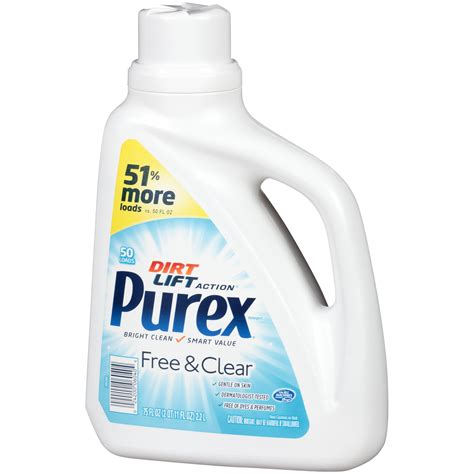 Purex Free And Clear Liquid Laundry Detergent 75 Fl Oz Ebay