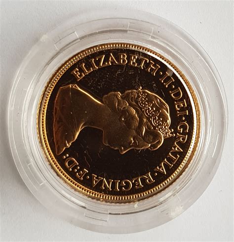 1983 Gold Proof Sovereign M J Hughes Coins