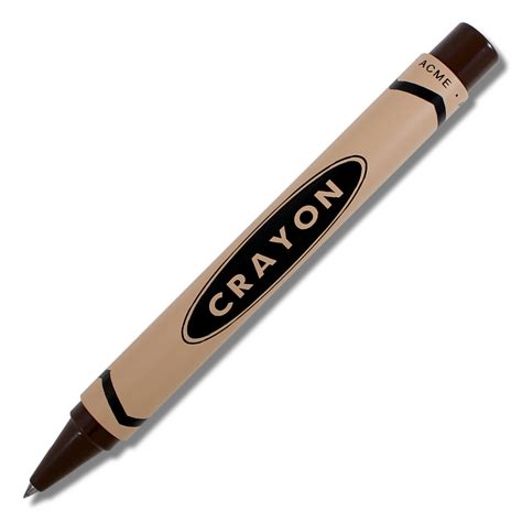 Shop Crayon Chocolate Brown Retractable Roller Ball By Adrian