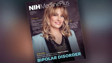 Actor Mädchen Amick Talks Mental Health In Nih Medlineplus Magazine