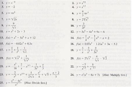 Solved: Y = X-4 Y = X7/3 Y = -2 Y = X3.7 Y =pir2 Y = 4/3 P... | Chegg.com
