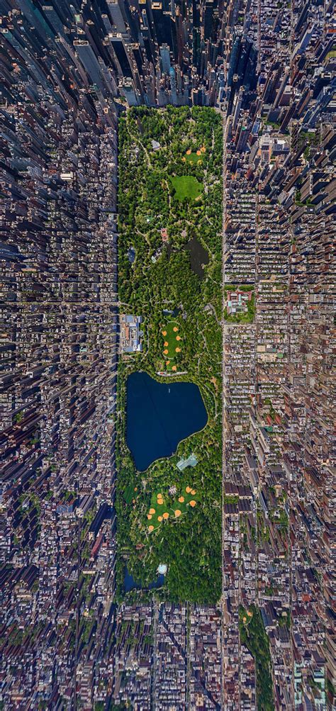 Amazing Aerial View Of Nyc Central Park