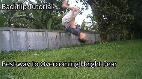 Backflip Tutorial Best Way To Overcoming Fear One Power Move Youtube
