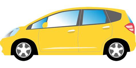 Car Yellow Auto Free Vector Graphic On Pixabay