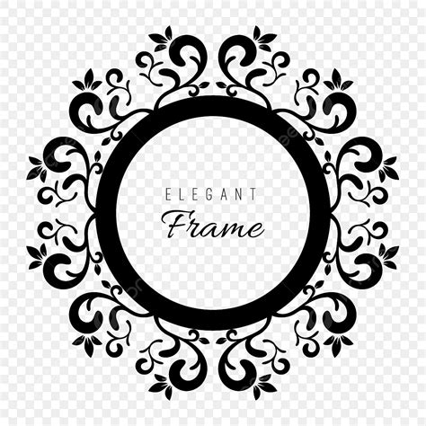 Black And White Ornament Frame Frame Drawing Frame Sketch Frame Png