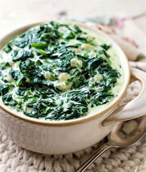 Fresh Creamed Spinach Creamed Spinach Recipe Healthy Creamed Spinach