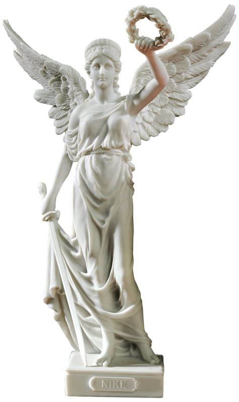 design toscano nike the winged goddess of victory bonded marble… greek goddess