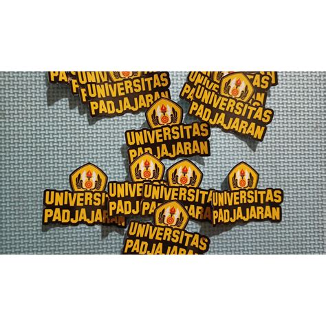 Jual Stiker Logo Unpad Logo Unpad Dan Teks Kuning Indonesiashopee