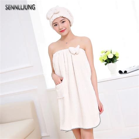 Aliexpress Com Buy Sennlljung Sexy Women Microfiber Bath Towel Bath