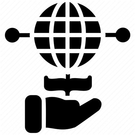 Global connectivity, global network, global sharing, network sharing, worldwide network icon