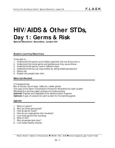 29 Sexually Transmitted Diseases Worksheet Answers Worksheet Project List