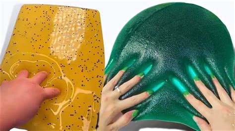 Glossy Slime Extremely Satisfying Asmr Slime Videos Youtube