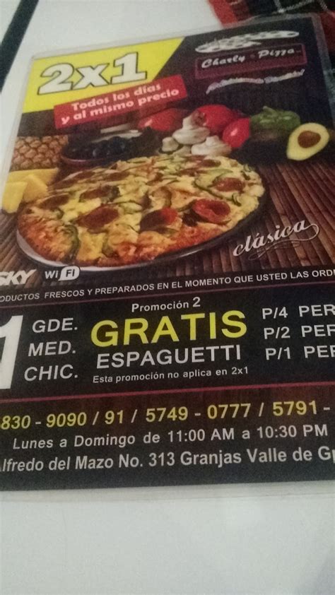 Charly Pizza Av Alfredo Del Mazo 313 Granjas Valle Del Guadalupe