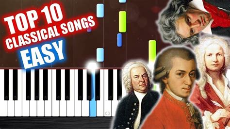Top 10 Classical Songs Easy Piano Tutorials By Plutax Youtube