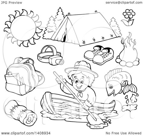 Camping Black And White Clipart 20 Free Cliparts Download Images On