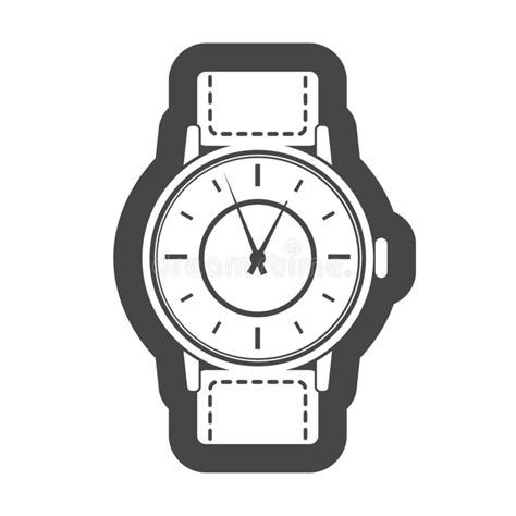 Watch Icon Vector Icons Set Stock Vector Illustration Of Black