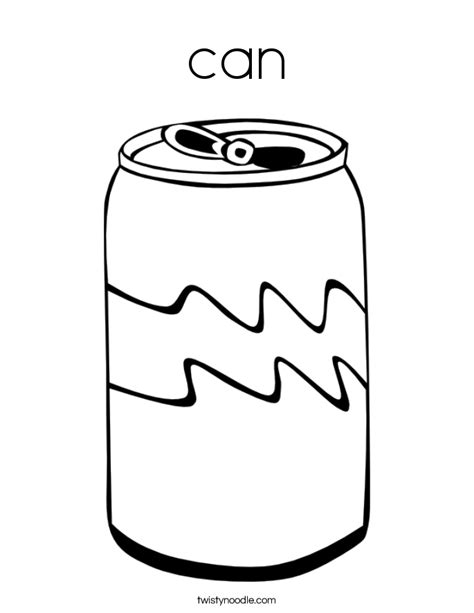 Soda Can Coloring Page At GetColorings Free Printable Colorings