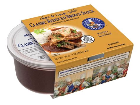 Glace De Viande Gold Reduced Brown Stock 16 Ounce Packages