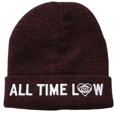 All Time Low Red Marled Beanie Hot Topic Red Beanie Hat Beanie