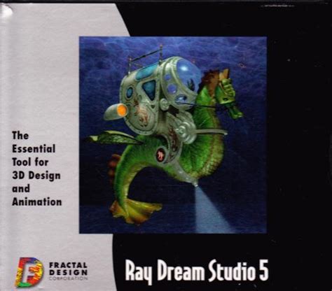 Ray Dream Studio 5 Pc Mac Cd Graphics Modeling Art Model 3d Design