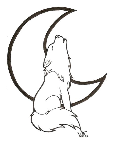 Transmission of experience about prey and habitat supports the survival of next generation of wolves. line art wolf head - Google Search | Wolf drawing easy