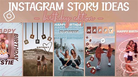 7 Creative Birthday Stories For Instagram Youtube