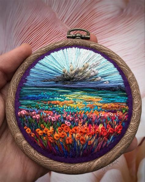 Embroidery Art By Shimunia With The Rapid Expansion Of The Digital