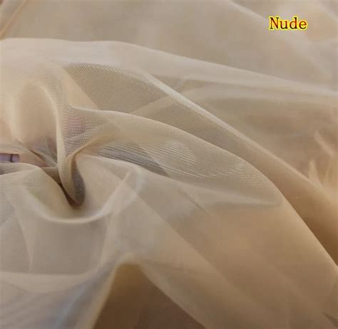 Soft Mesh Fine Nude Color Tulle Para Costura Do Vestido Espartilhos