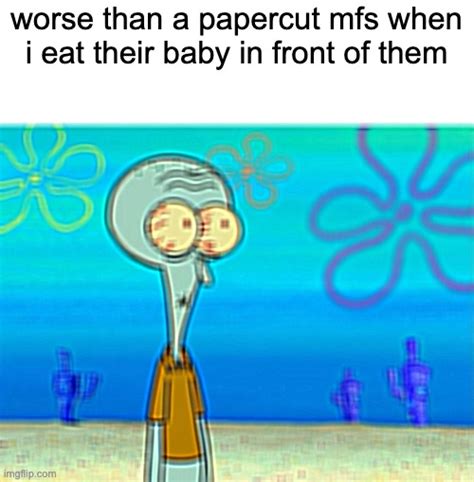 Scared Squidward Imgflip