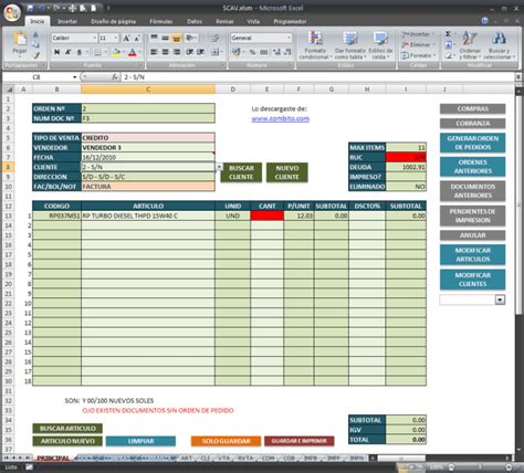 Sistema Básico De Registro Interno En Entorno Excel By Luicebb2
